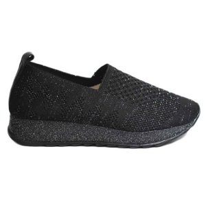 Зручні туфлі BottiGelo з чорного трикотажу