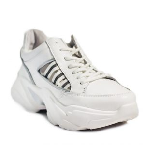 Кросівки білого кольору з відкритою п’яткою
