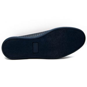 чоловічі літні  туфлі з натуральної шкіри синього  кольору