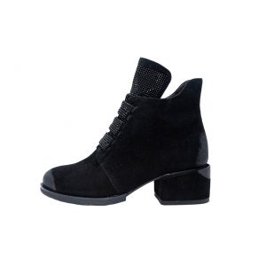 Жіночі черевики AntonioGelo з чорного нубука