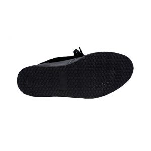 Жіночі шкіряні черевики AntonioGelo чорного кольору на натуральному хутрі