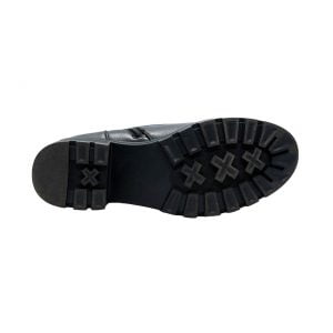 Жіночі шкіряні черевики AntonioGelo  чорного кольору на натуральному хутрі