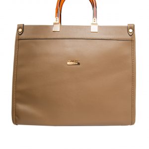 Класична каркасна жіноча сумка з еко-шкіри