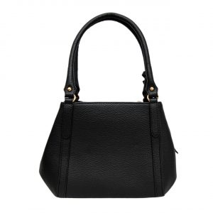 Жіноча сумка з еко-шкіри чорного кольору