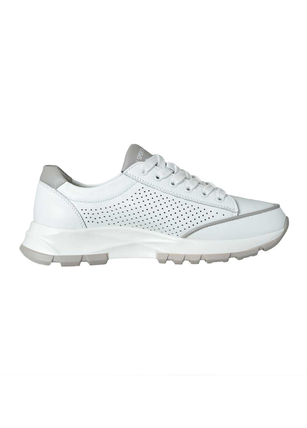 Жіночі кросівки Lifexpert біло-сірого кольору з перфорацією