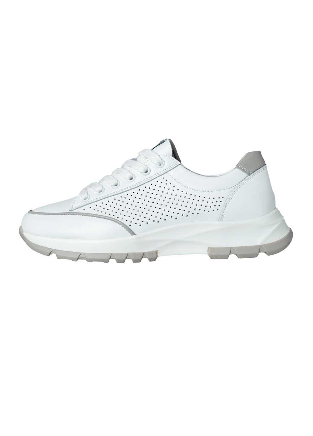 Жіночі кросівки Lifexpert біло-сірого кольору з перфорацією